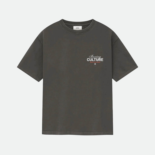 OVERSIZED "BOXING CULTURE" T-SHIRT - Mocha