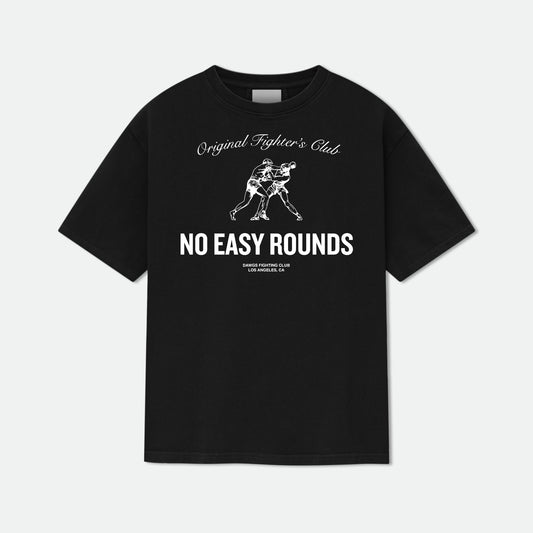 OVERSIZED "FIGHTER" T-SHIRT - Black